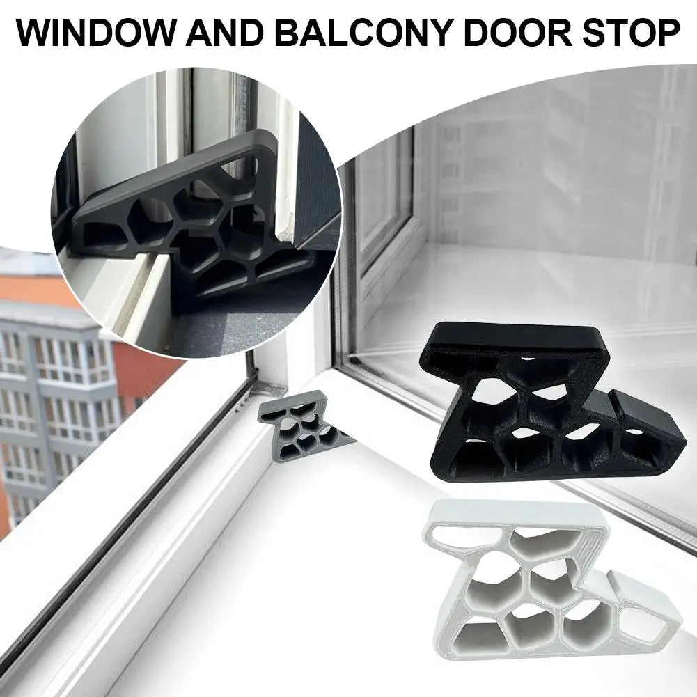 Door Window Stopper Door Wedge Protector Scratch Resistant Window Stopper Block for Bedroom Balcony Non-Slip Peaceful Pleasures Health and Wellness