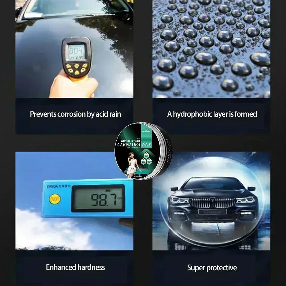 Car Polish Car Wax Crystal Plating Set Covering Paint Surface Waterproof Film Coating Formula Hard Glossy Wax Layer Peaceful Pleasures Health and Wellness