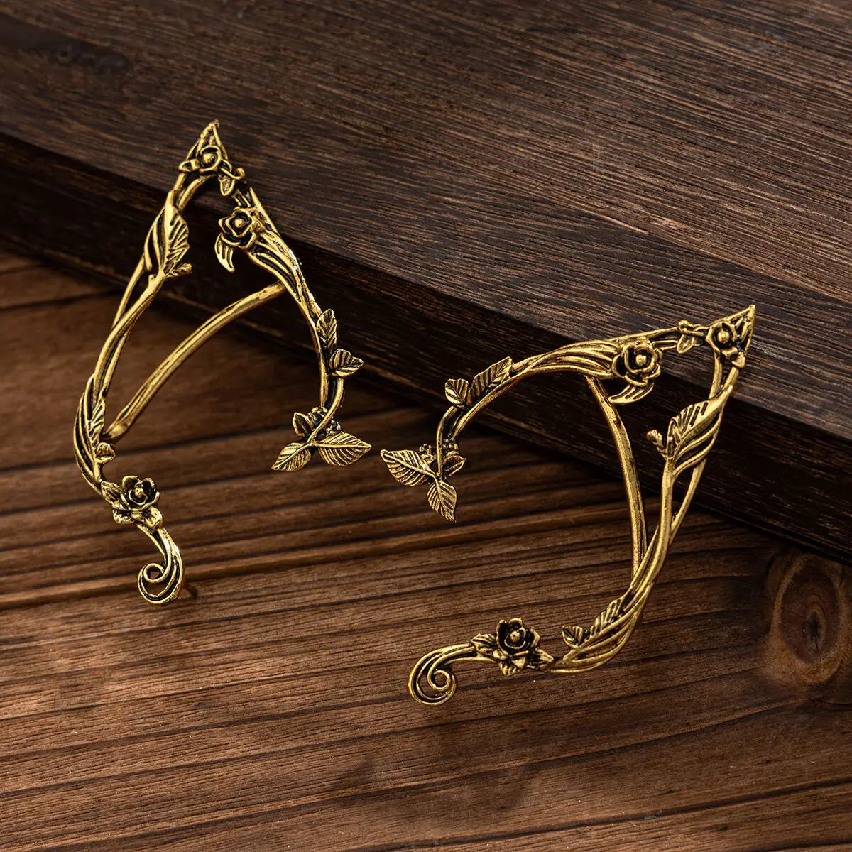 Elf Irregular alloy earrings Cute Jewelry Accessories Fairy Clip Personality Creative Earrings Wedding Girls Jewelry Gifts New Peaceful Pleasures Health and Wellness