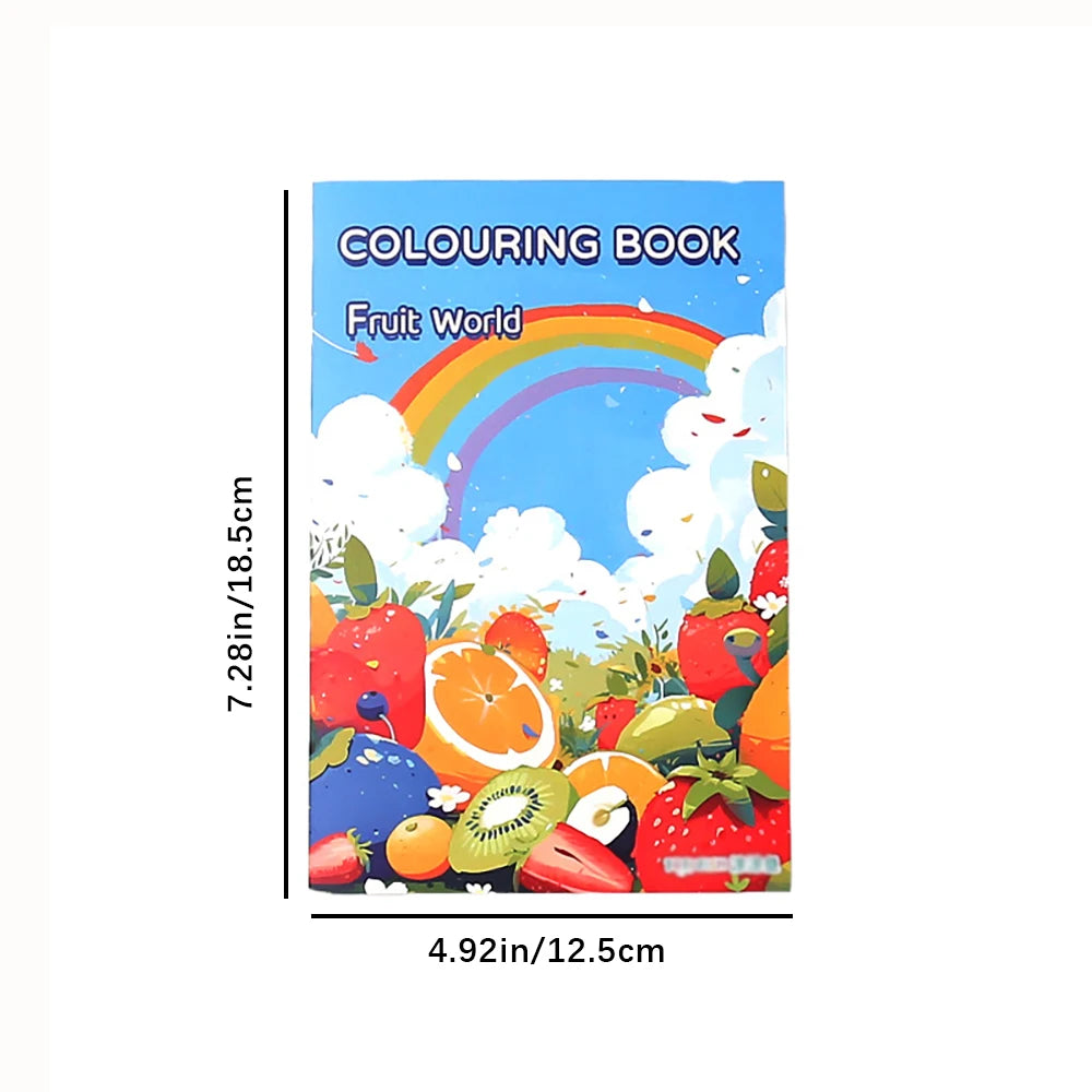 12 Page Student Halloween Coloring Book Christmas Painting Birthday