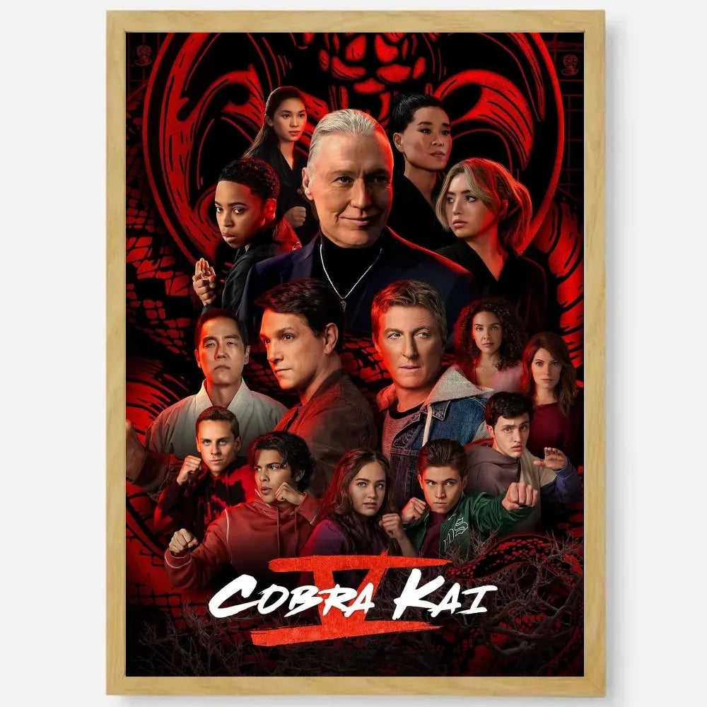 Cobra Kai HD Waterproof PVC Wall Poster | Home Décor Art Wall Art Poster Peaceful Pleasures Health and Wellness z5 30X40cmNoframe