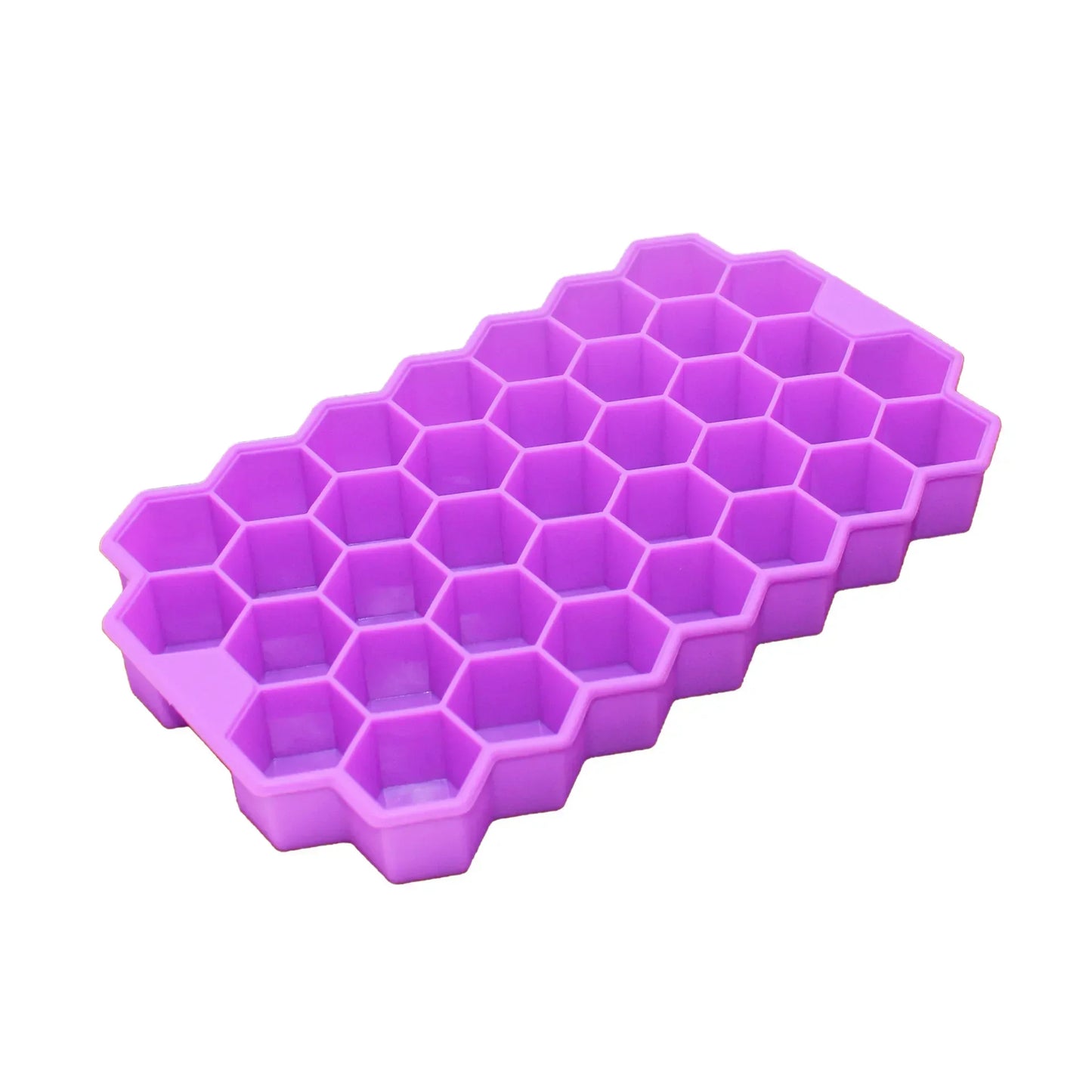 Silicone Honeycomb Ice Cube Tray – 37 Hexagonal Molds