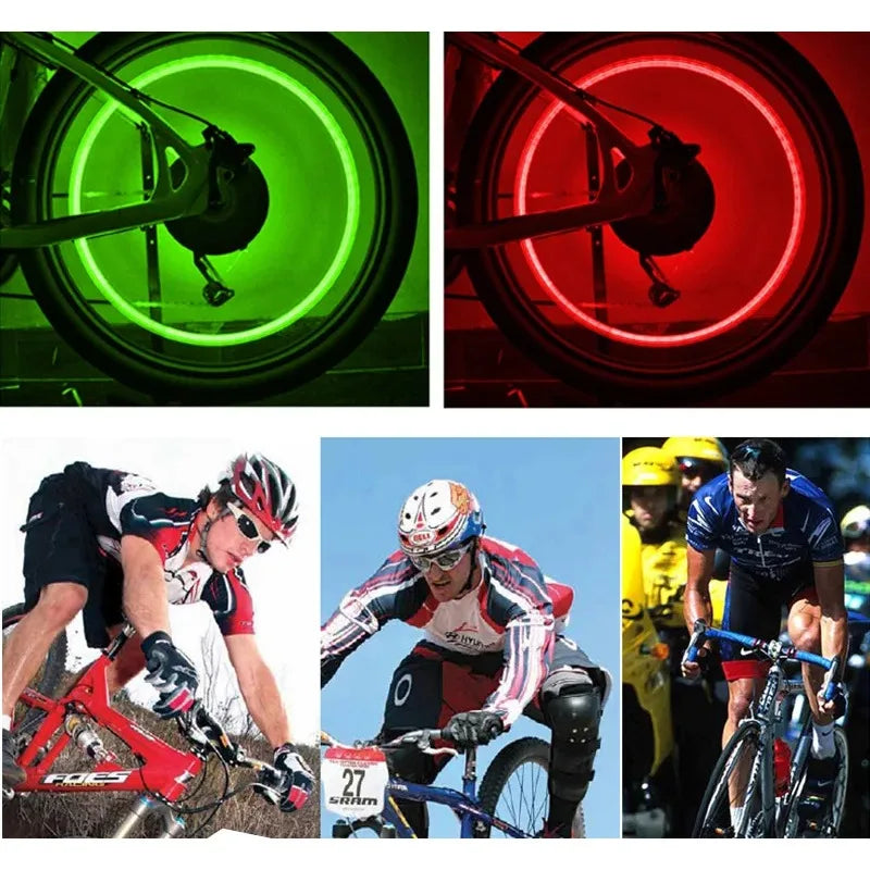 Rainbow Diamond Tire Valve Stem Light – Car Motorcycle Bike