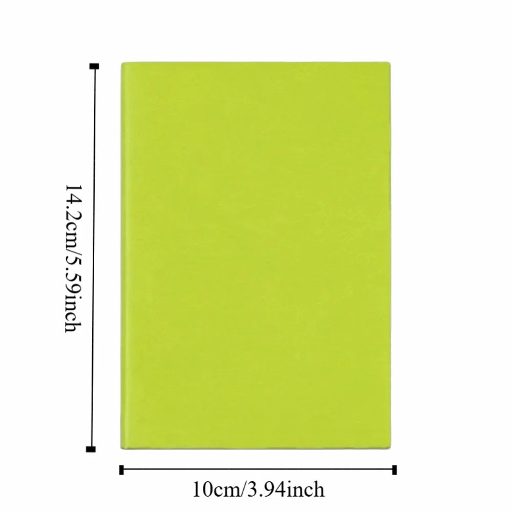 Vintage 720 Page Blank Inner Notebook Soft Synthetic Minimalist Drawing Book Small Fresh Ultra Thick Notebook School Supplies Peaceful Pleasures Health and Wellness