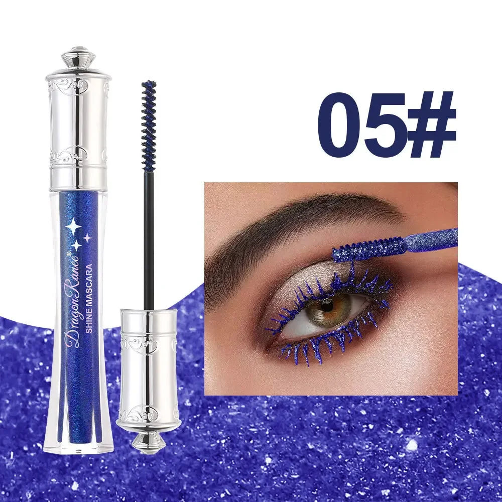 9 Color Glitter Diamond Mascara – Waterproof & Lengthening