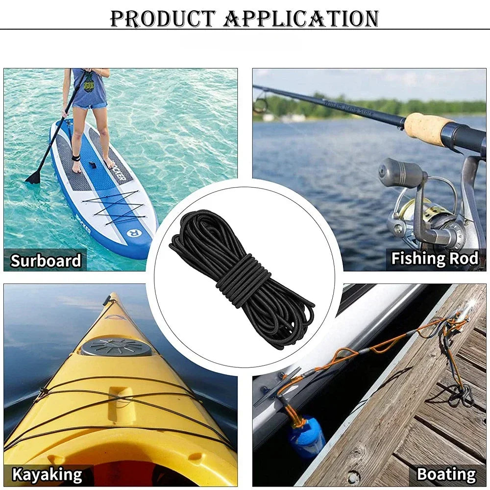 DIY Rubber Bands Elastic Band Sewing Accessories Clothing Straps Elastics Rope Black Crafts High Quality 3/4/5/6/8MM Apparel Peaceful Pleasures Health and Wellness