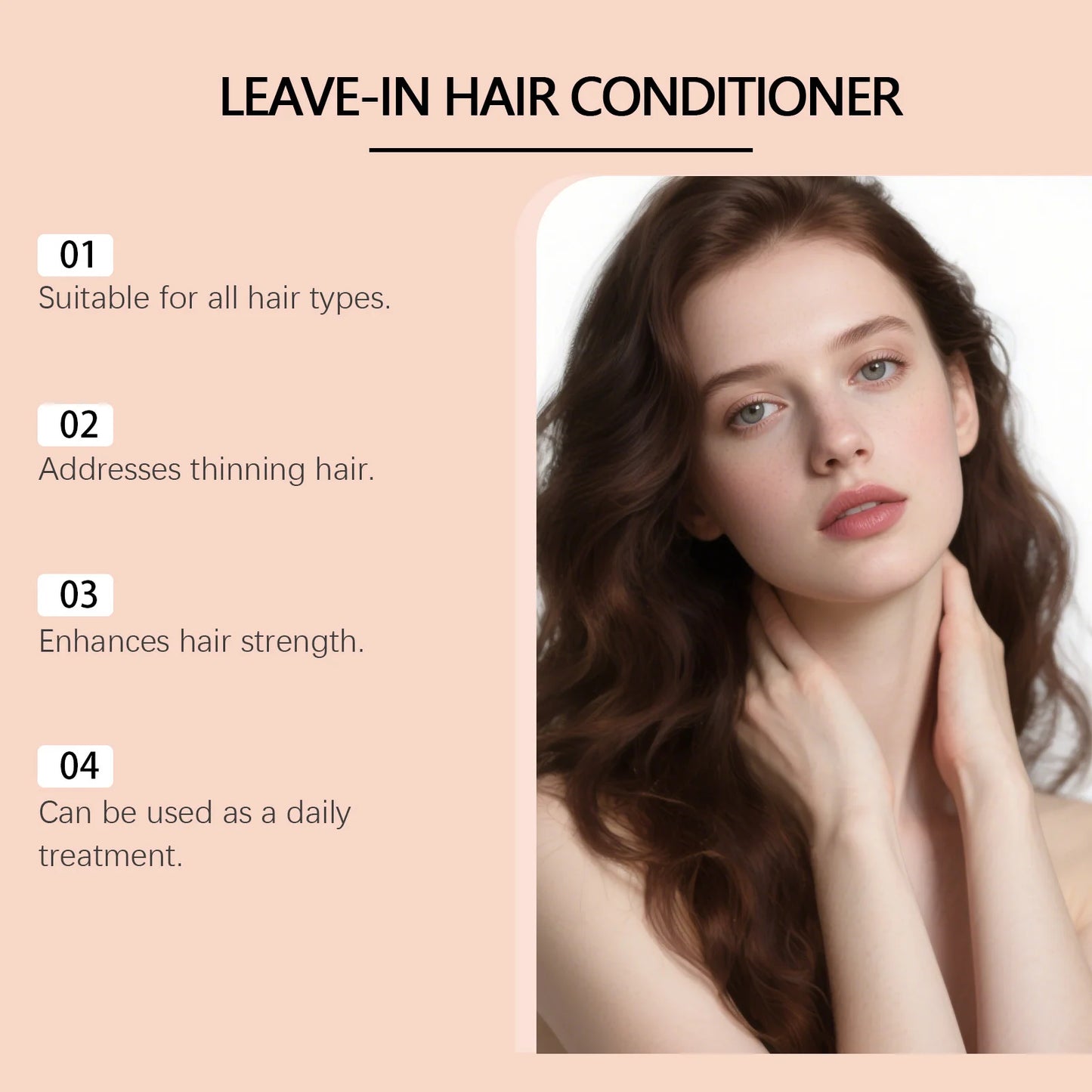 HOEGOA Leave-In Conditioner | Anti-Frizz, Repair & Smooth 100g