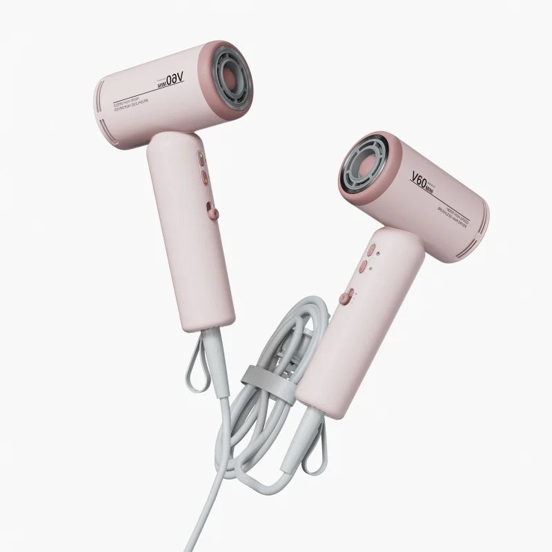 2025 New Mini Hair Dryer 1400w High-Power Fast Drying Negative Ion Cold And Hot Air Travel Easy To Carry 220v Hair Dryer Peaceful Pleasures Health and Wellness