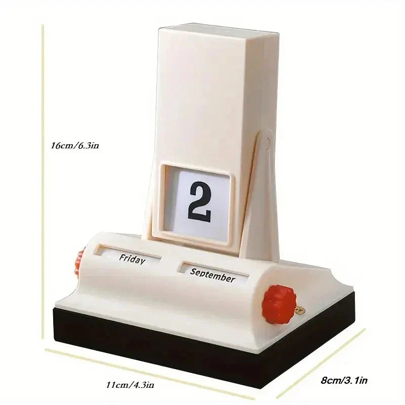 Flip Perpetual Desk Calendar – Tabletop Ornament, Home & Office