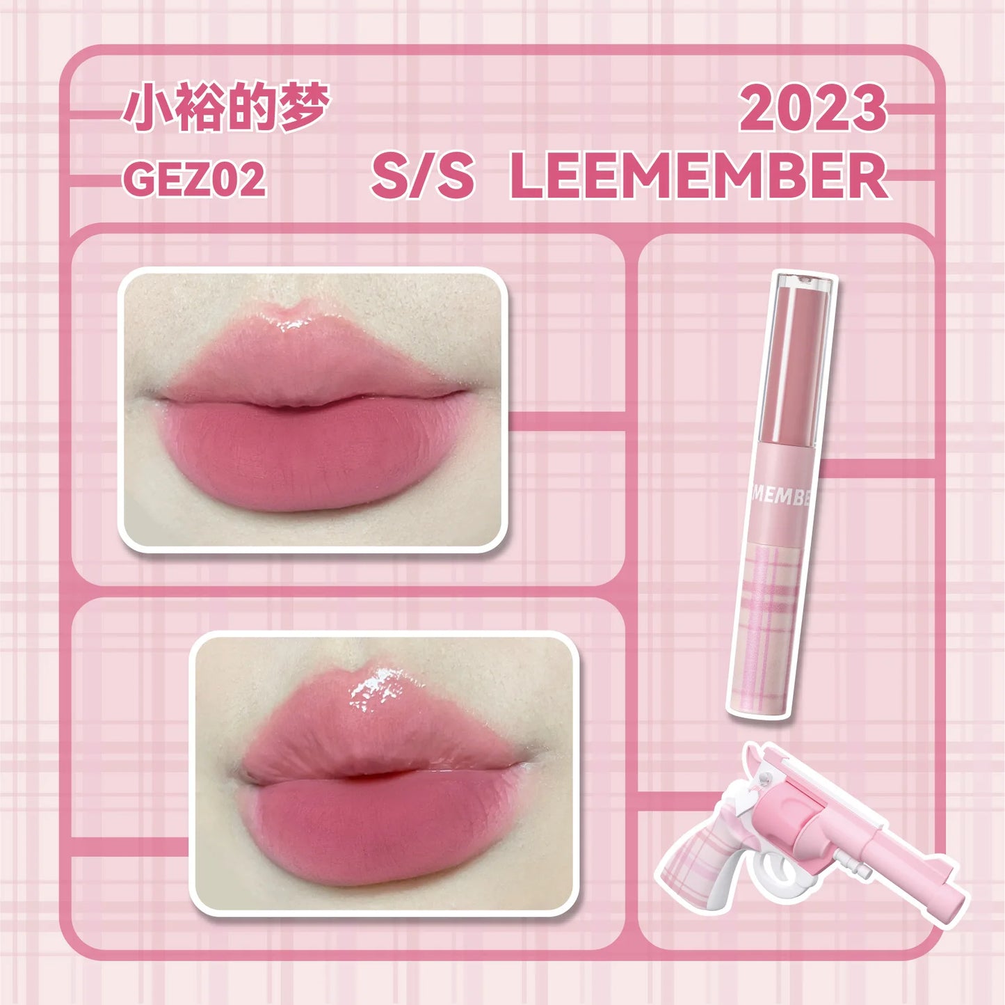Double-Headed Matte Lip Tint & Gloss – Waterproof, Long-Lasting