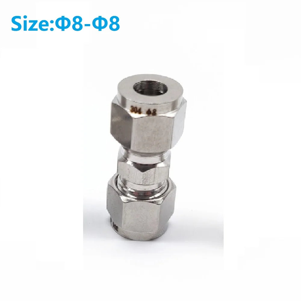 Stainless Steel Double Ferrule Compression Tube Fitting 3–12mm