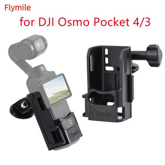DJI Osmo Pocket 3/4 Extension Bracket Frame + Cold Shoe Camera Mount Accessory Oasis Select