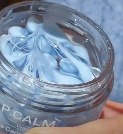 50ml Korean P.CALM PDRN Caffeine Blue Capsule Firming Cream Brand Skin-renewal Smooth Moisturizer Original Capsule Facial Cream Peaceful Pleasures Health and Wellness