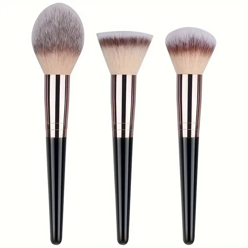 RUNTOIN 10PCS Fluffy Makeup Brush Set – Foundation & Eyeshadow