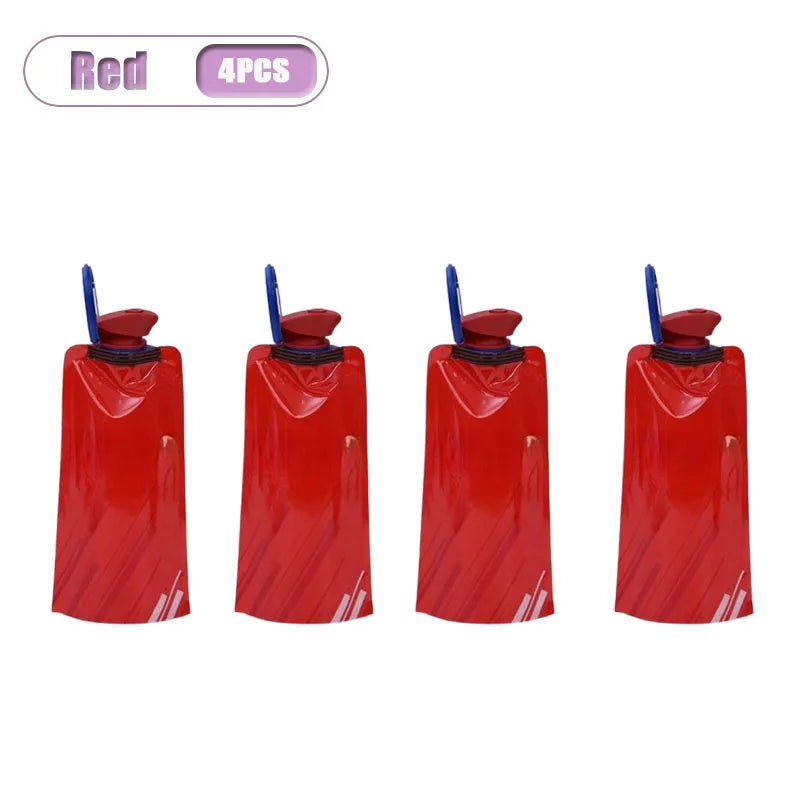 Collapsible Water Bag 700ml | Foldable Flask Hiking Camping
