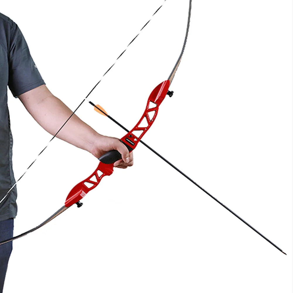 Youth Recurve Bow Split Body Aluminum Gold Competitive Training