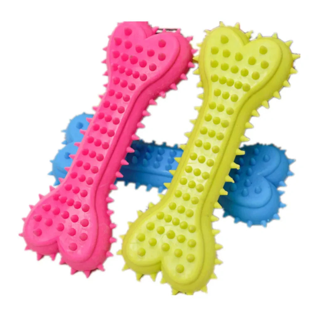 Rubber Chew Toy for Small Dogs – Teeth Cleaning & Training
