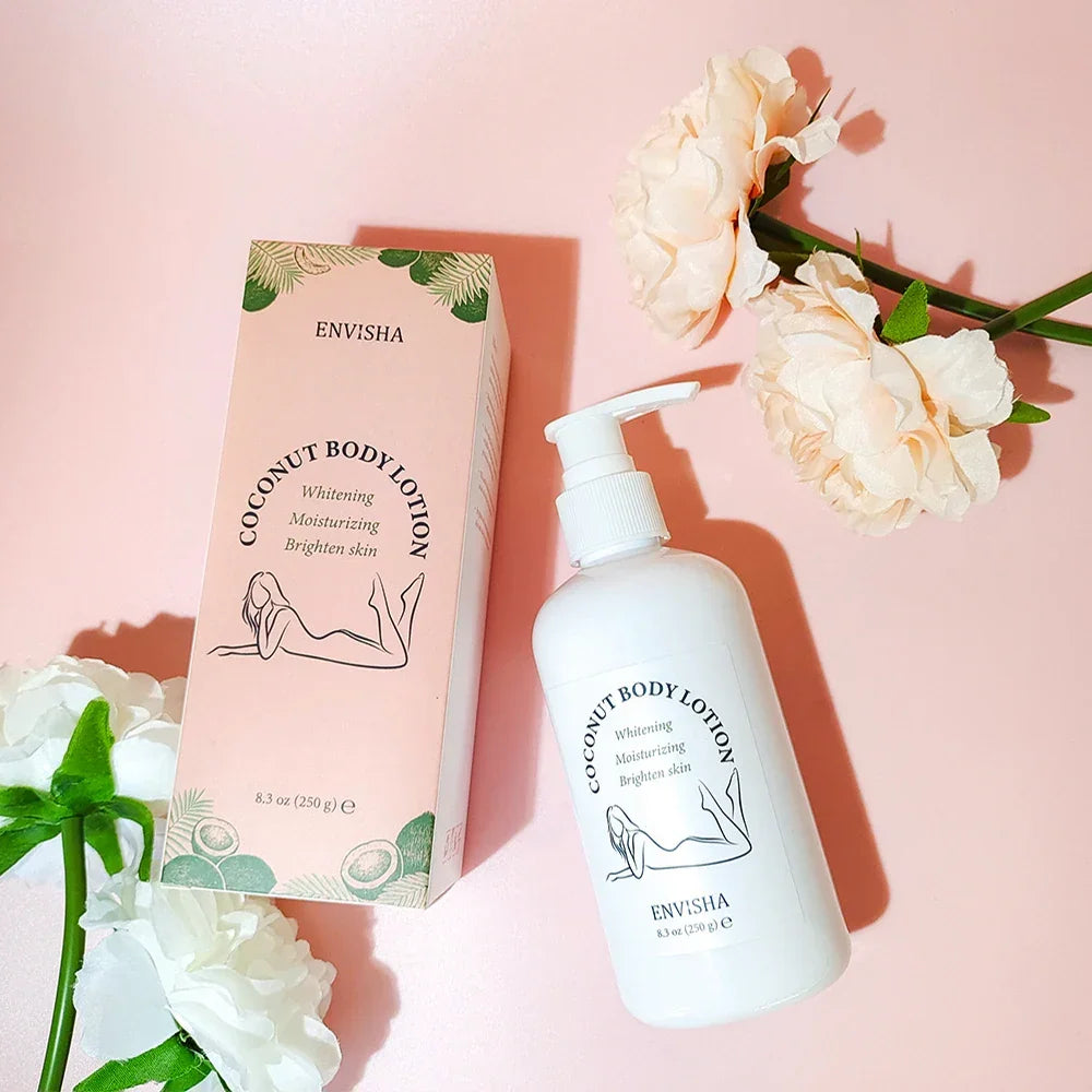 Coconut Oil Body & Face Lotion – Collagen, Retinol & Shea Butter Peaceful Pleasures Health and Wellness