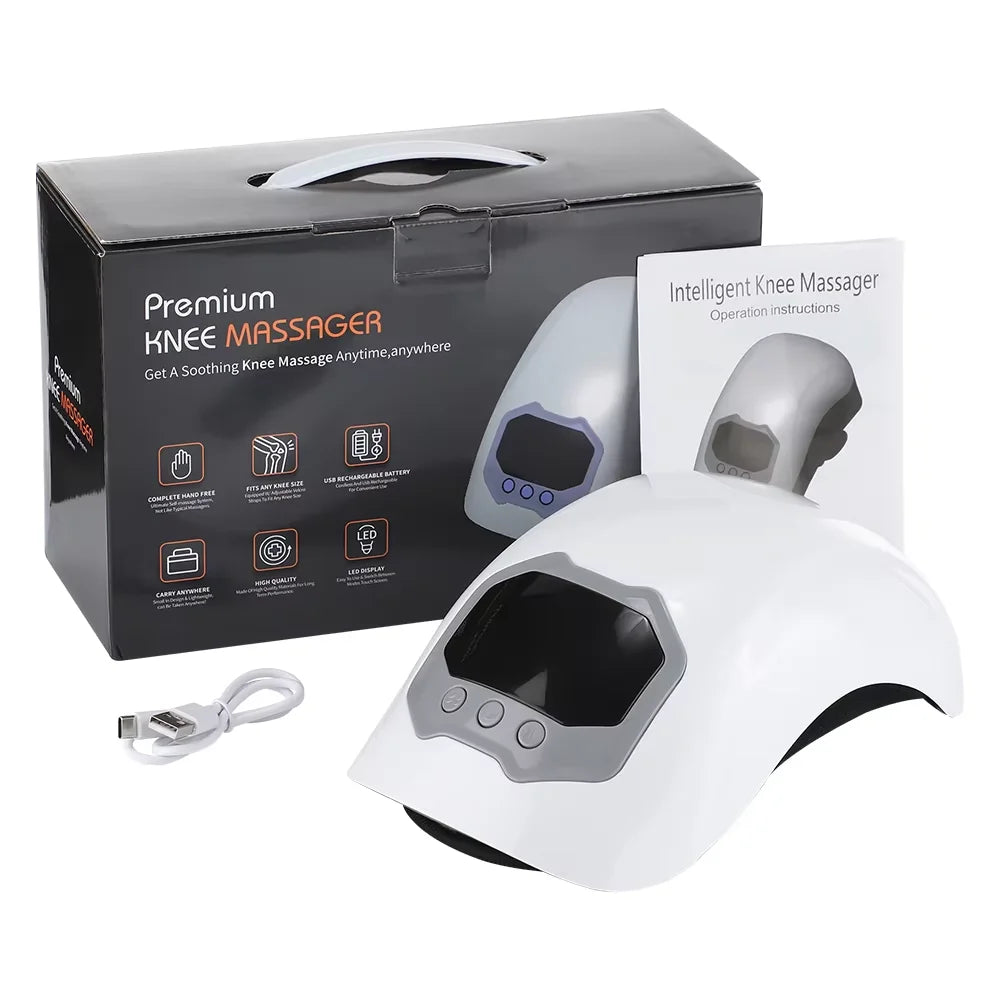 Wireless Knee Massager – Airbag, Infrared Heat & Vibration Relief