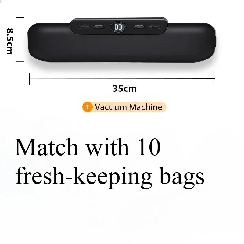 Mini Automatic Vacuum Food Sealer Machine | 30cm Seal Bar