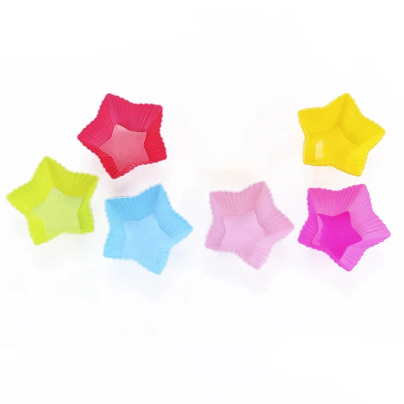 Silicone Cupcake Mold Liner Reusable Muffin Baking Nonstick Moulds