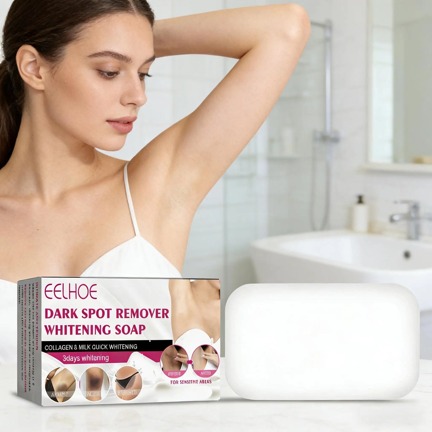 EELHOE Body Whitening Exfoliating Soap – Dark Spot Remover
