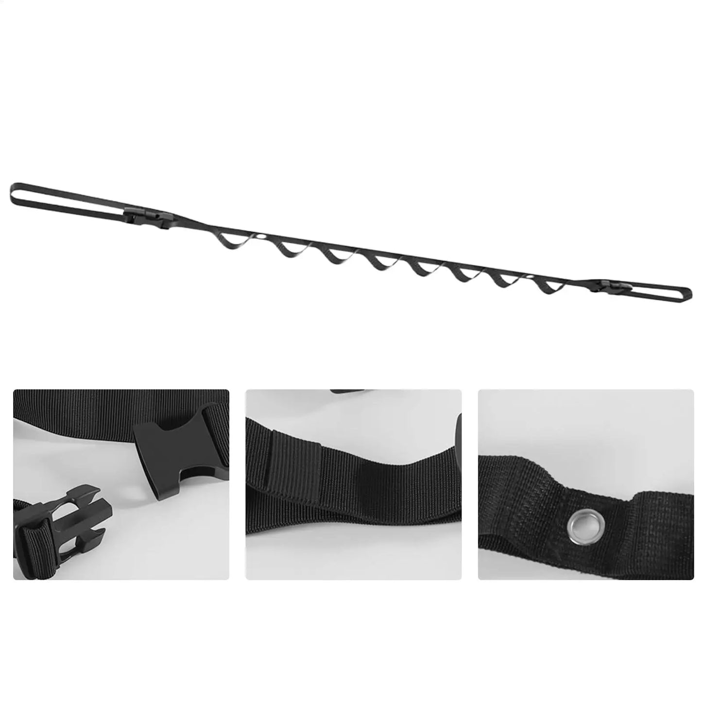 Portable Car Clothesline Hanger | Adjustable Travel Rope