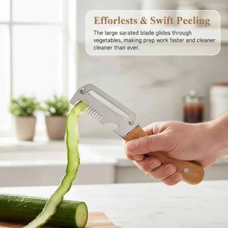 8-Piece Stainless Steel Vegetable Peeler & Kitchen Tool Set
