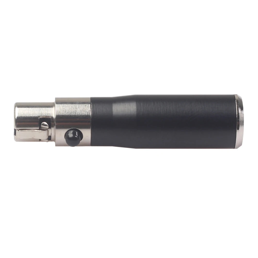 Mini XLR 3 4 Pin Female Mini Connector Audio Adapter Audio Connector Adapter Gold-plated Microphone Audio Equipment Peaceful Pleasures Health and Wellness