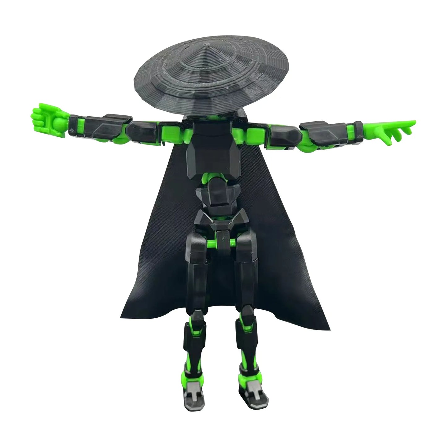 Lucky 13 3D Printed Posable Robot Action Figure | Collectible