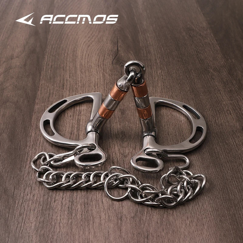 Equestrian Horse Mouth Bit Snaffle Gag Bite Training Riding Harness