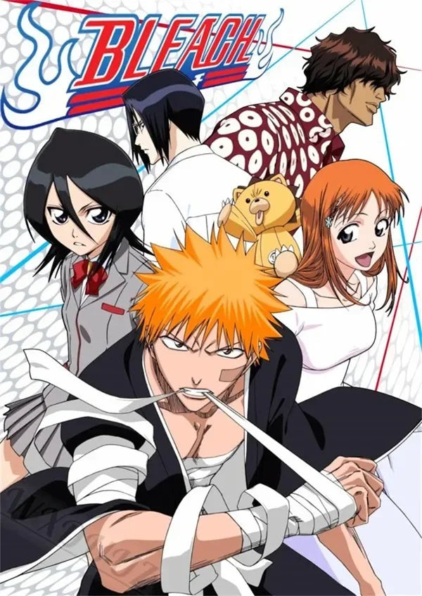 Japan Cartoon Anime Figure Bleach Comic Canvas Painting Posters and Prints Wall Art Pictures for Living Room Decoration Peaceful Pleasures Health and Wellness