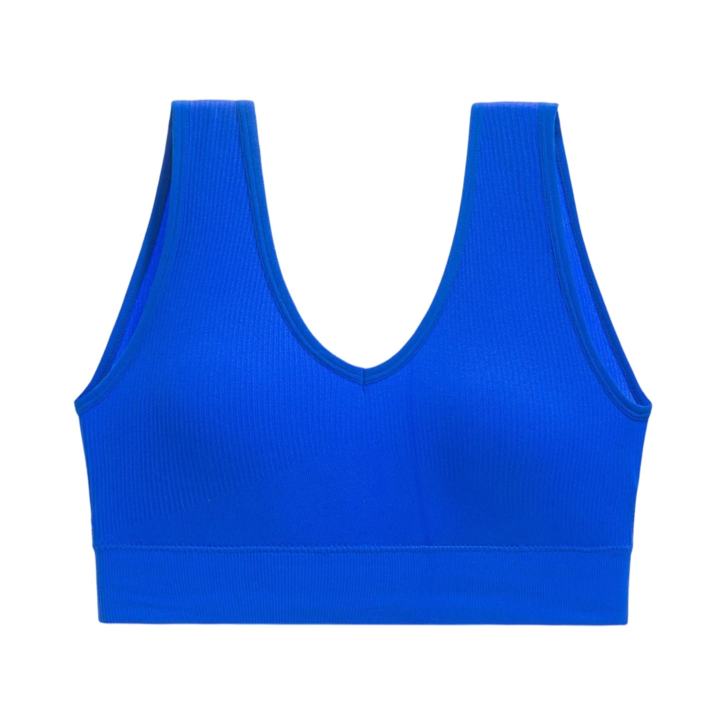 Women's Padded Y-Back Sports Bra – Yoga & Gym Workout Top