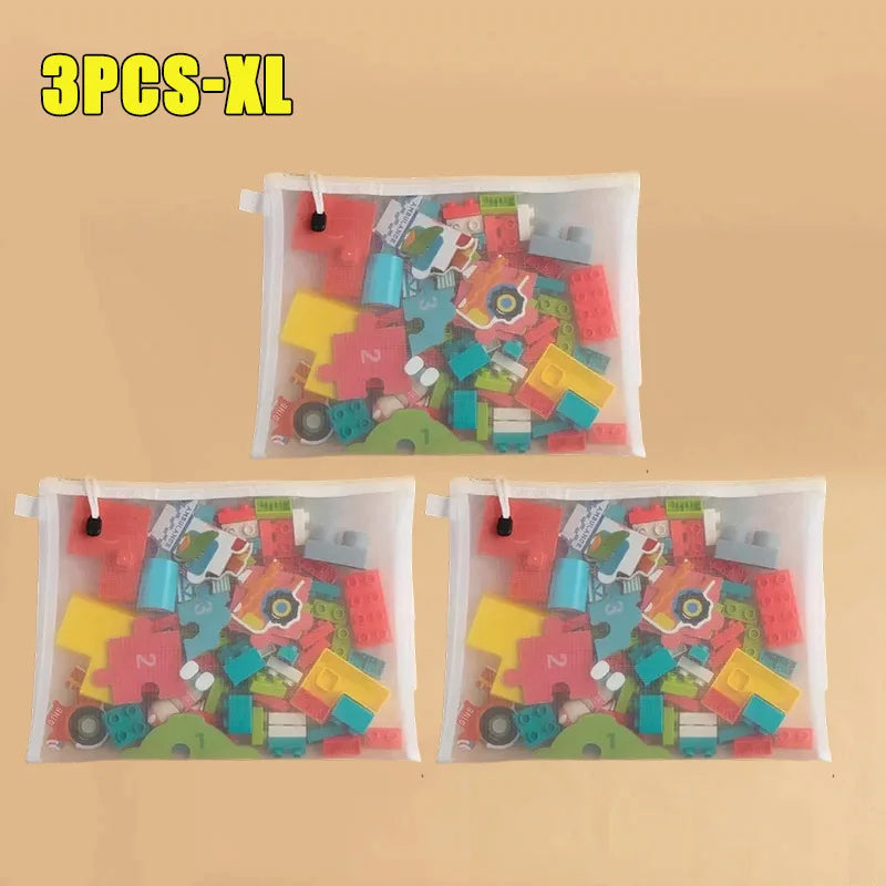 Mesh Zipper Storage Bags | Waterproof Nylon Organizer Pouches