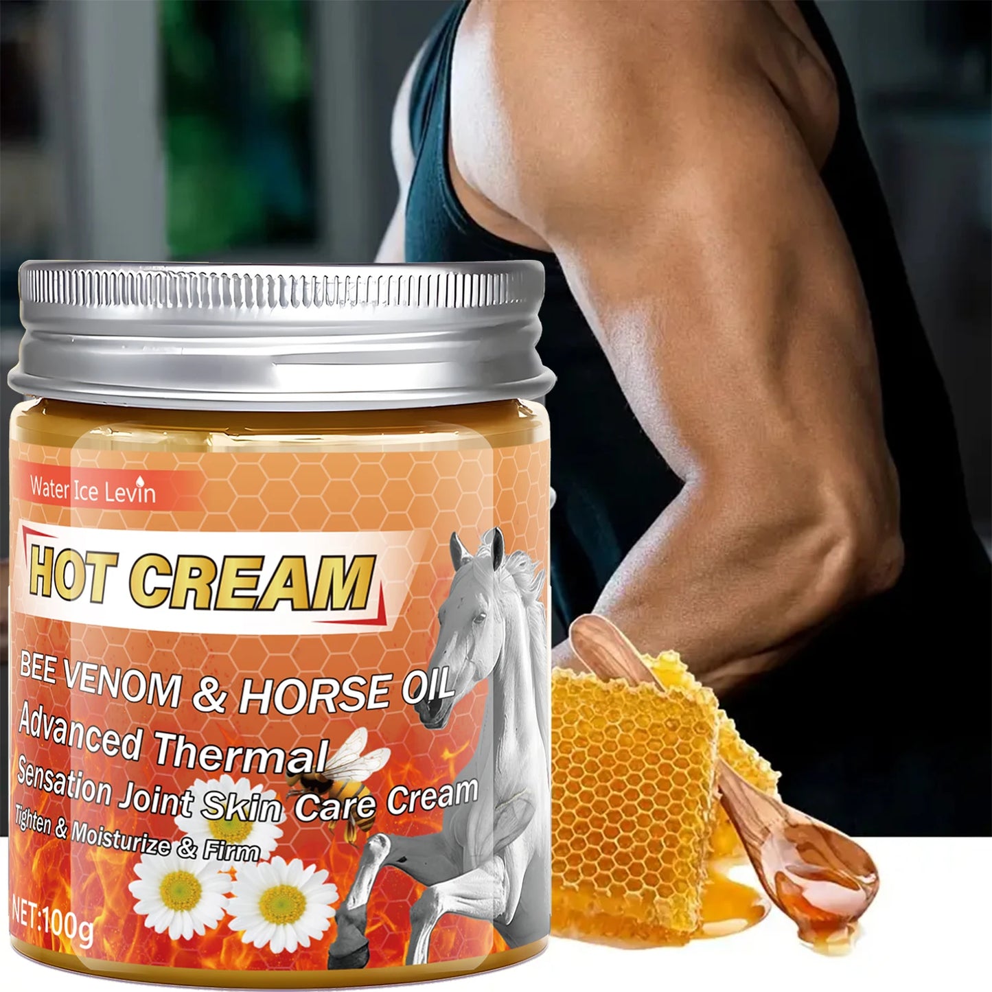 Bee Venom & Horse Oil Thermal Body Cream – Firm & Moisturize