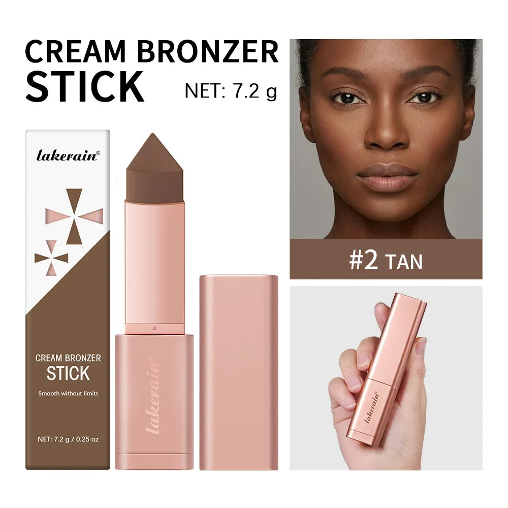 3D Bronzer & Contour Stick – 2-in-1 Creamy Bronze | 5 Shades