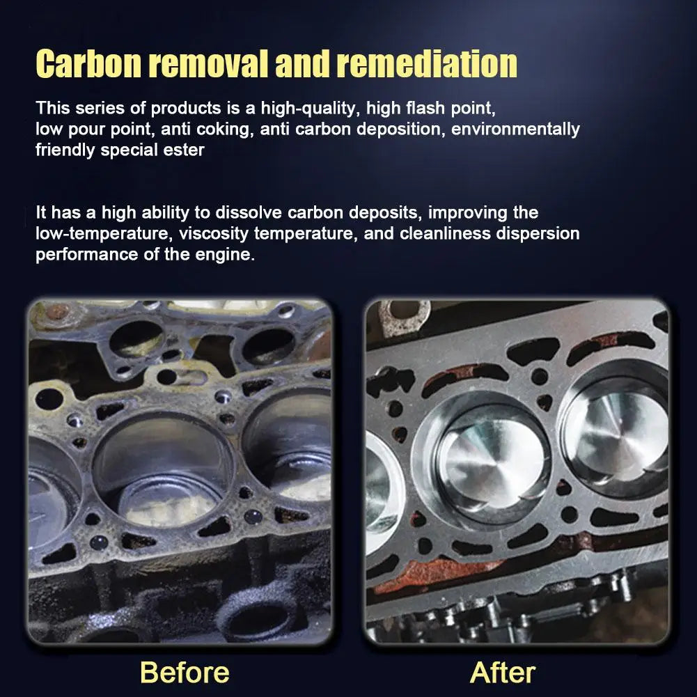 Engine Carbon Removal Repair Agent Highly Effective Engine Anti-Wear Protectant Engine Oil Noise Reduction And Anti-Shaking Peaceful Pleasures Health and Wellness