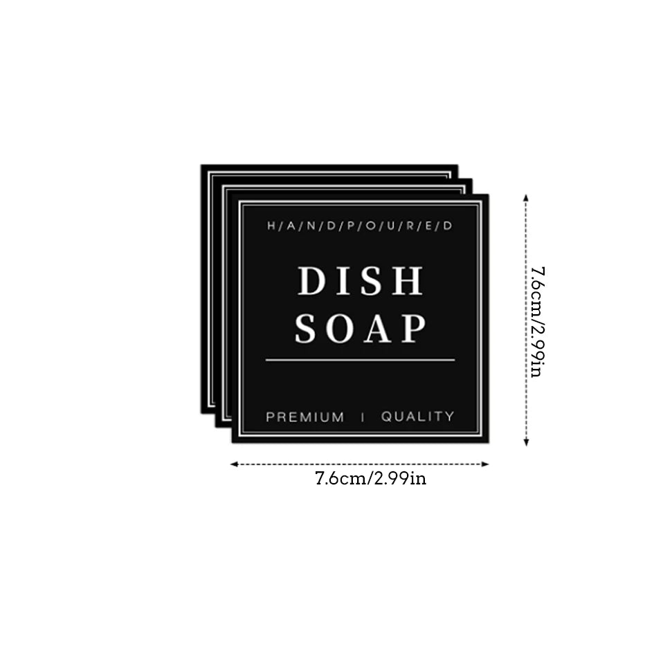 12pcs Shampoo and Conditioner Dispenser Label Stickers Bottles Waterproof Labels Bathroom Removable Cleaning Labels Peaceful Pleasures Health and Wellness