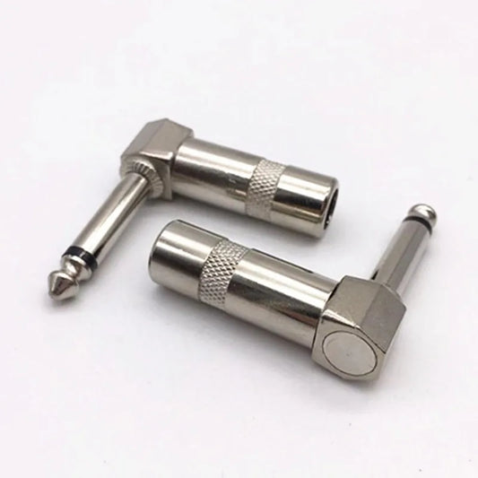 1 4 Ts Right Angle Stereo Mono Phone Plug Jack Elbow Spring Effects Peaceful Pleasures Health and Wellness Default Title