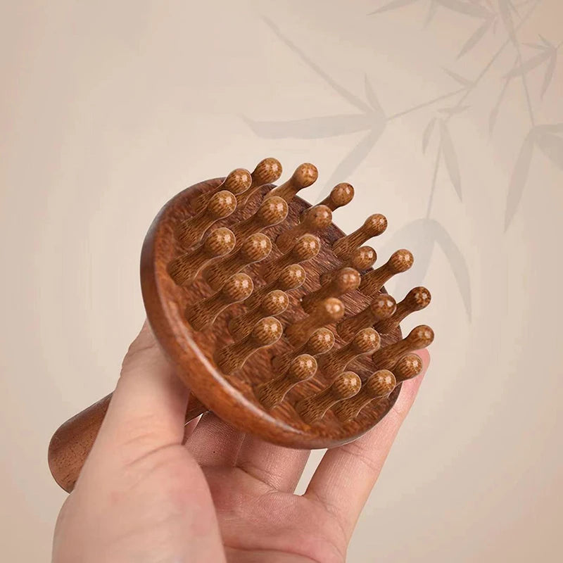 Wooden Mushroom Massager Manual Massage Tool, Wood Mushroom Massage Tools Muscle Tension Local Fat Gua Sha For Full Body Use Peaceful Pleasures Health and Wellness