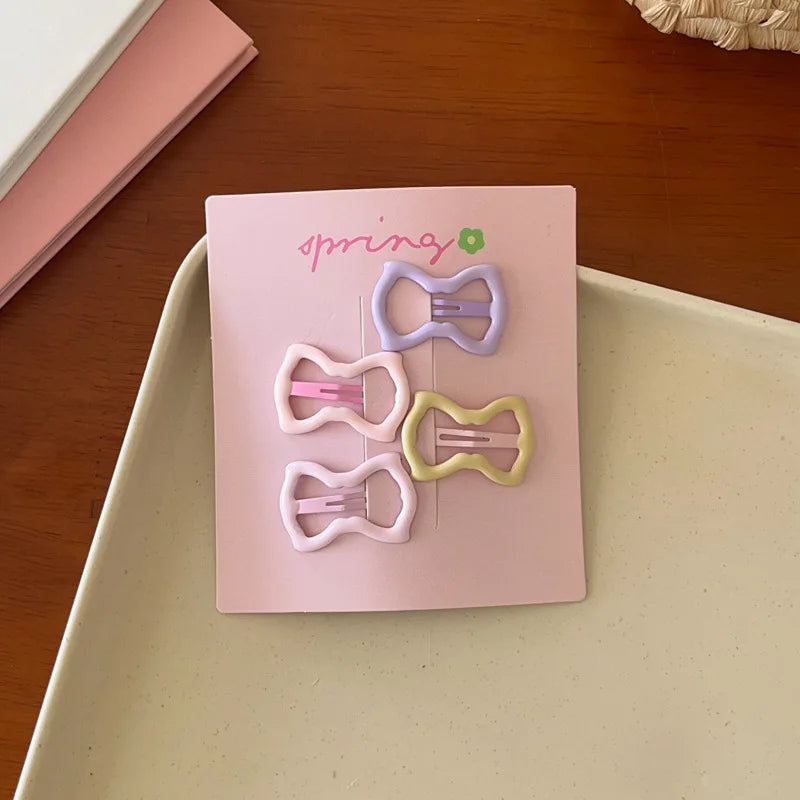 Cute Star Hair Clips Girl's Side Bangs Accessories Small Clip