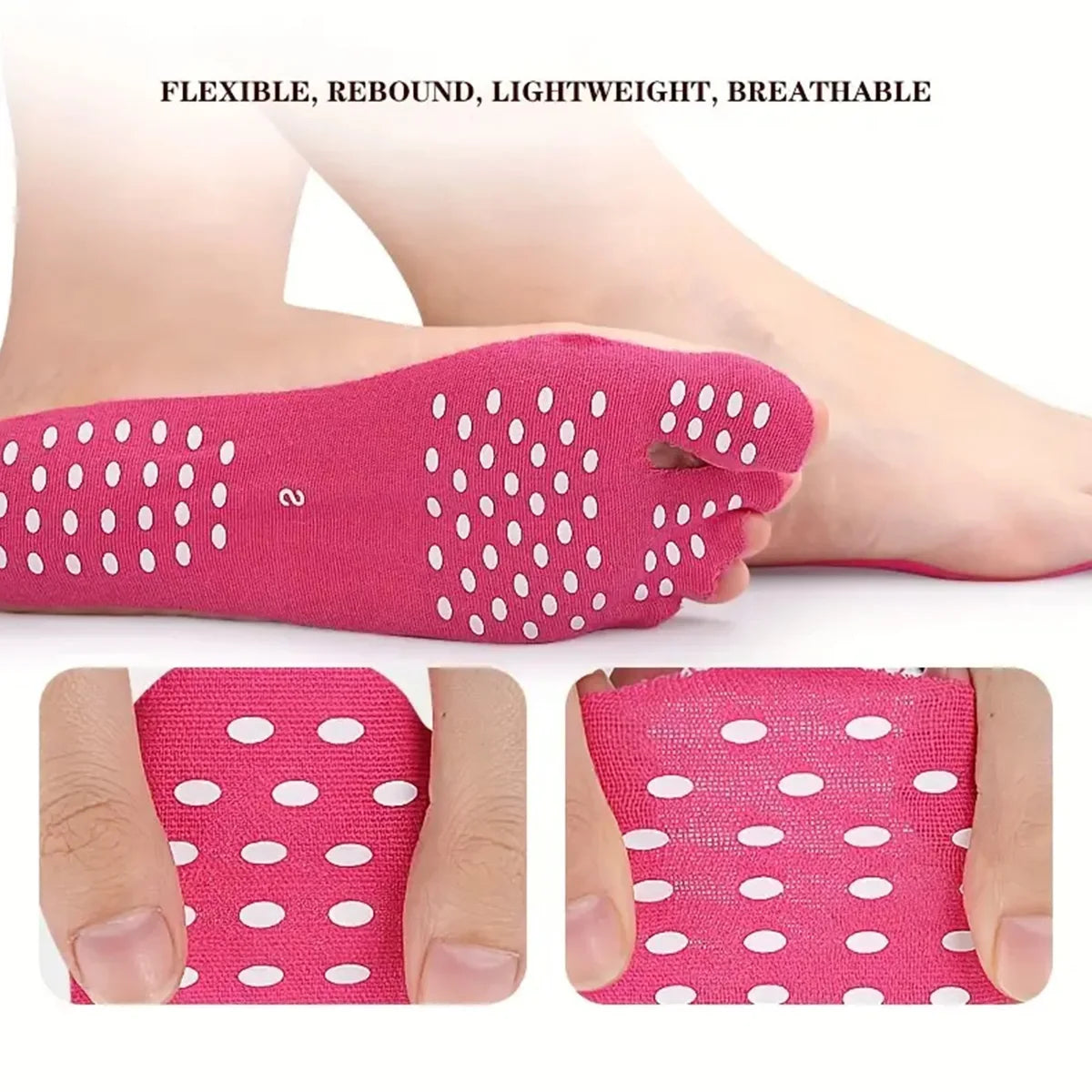 RooRuns Disposable Self-Adhesive Beach Foot Pads | 1 Pair