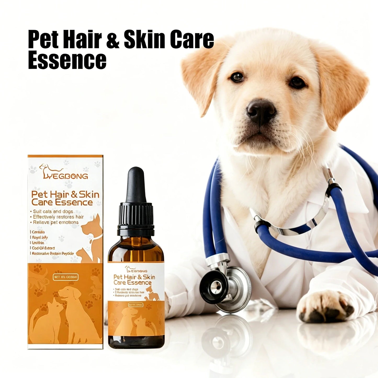 Yegbong Pet Hair Care Essence – Coat & Skin Nourishment