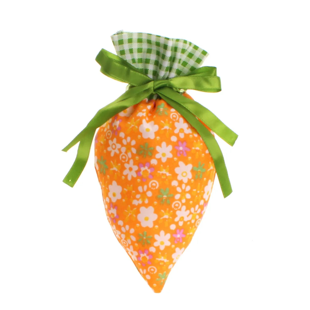 Easter Carrot Drawstring Gift Bag | Cute Velvet Candy Bag