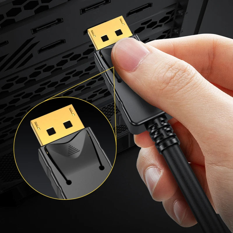 DisplayPort DP to DVI Adapter Connecto Cable Conversion Line 1.8M FHD 1920*1080P For Desktop Laptop PC TV Monitor Projector Peaceful Pleasures Health and Wellness