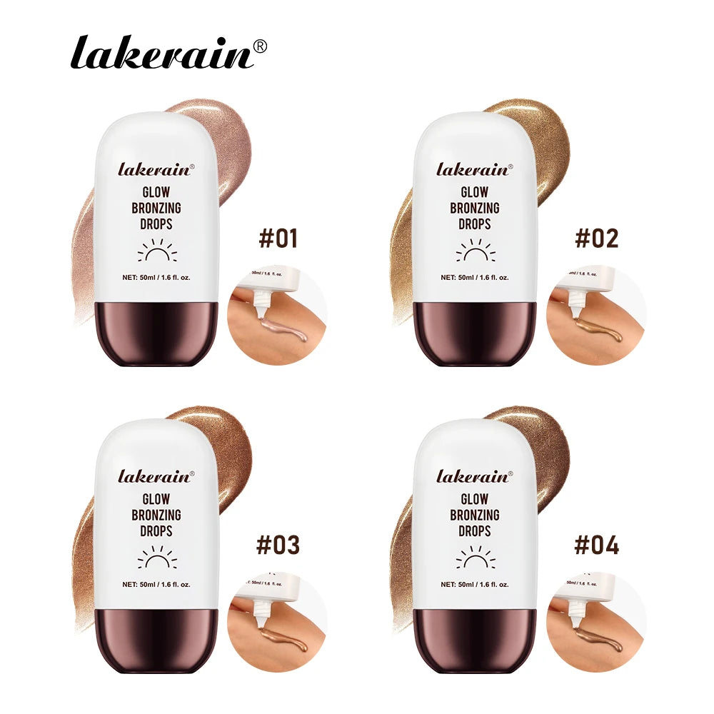 Bronzer Highlighter Drops Brightening Complexion And Contouring Facial Highlighter Mix Foundation Or Moisturizer Makeup Primer Peaceful Pleasures Health and Wellness