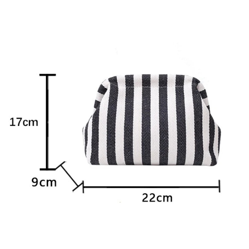 Women's Woven Crochet Beach Clutch Purse | Colorblock Hobo Bag