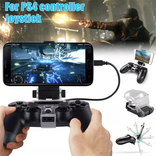 PS4 Controller Phone Clip Mount | 270° Adjustable Holder Controller Phone Mount Oasis Select