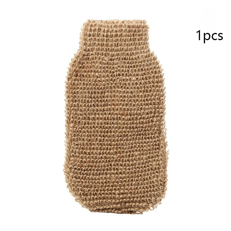 Exfoliating Bath Glove | Hemp & Bamboo Fiber Scrubber