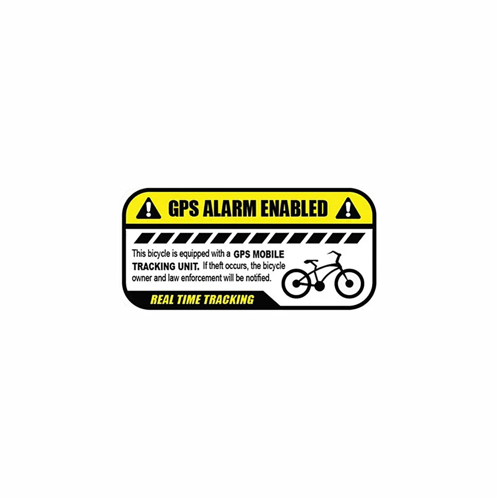 4-Pack GPS Tracking Stickers | Bicycle & Vehicle Security Decals